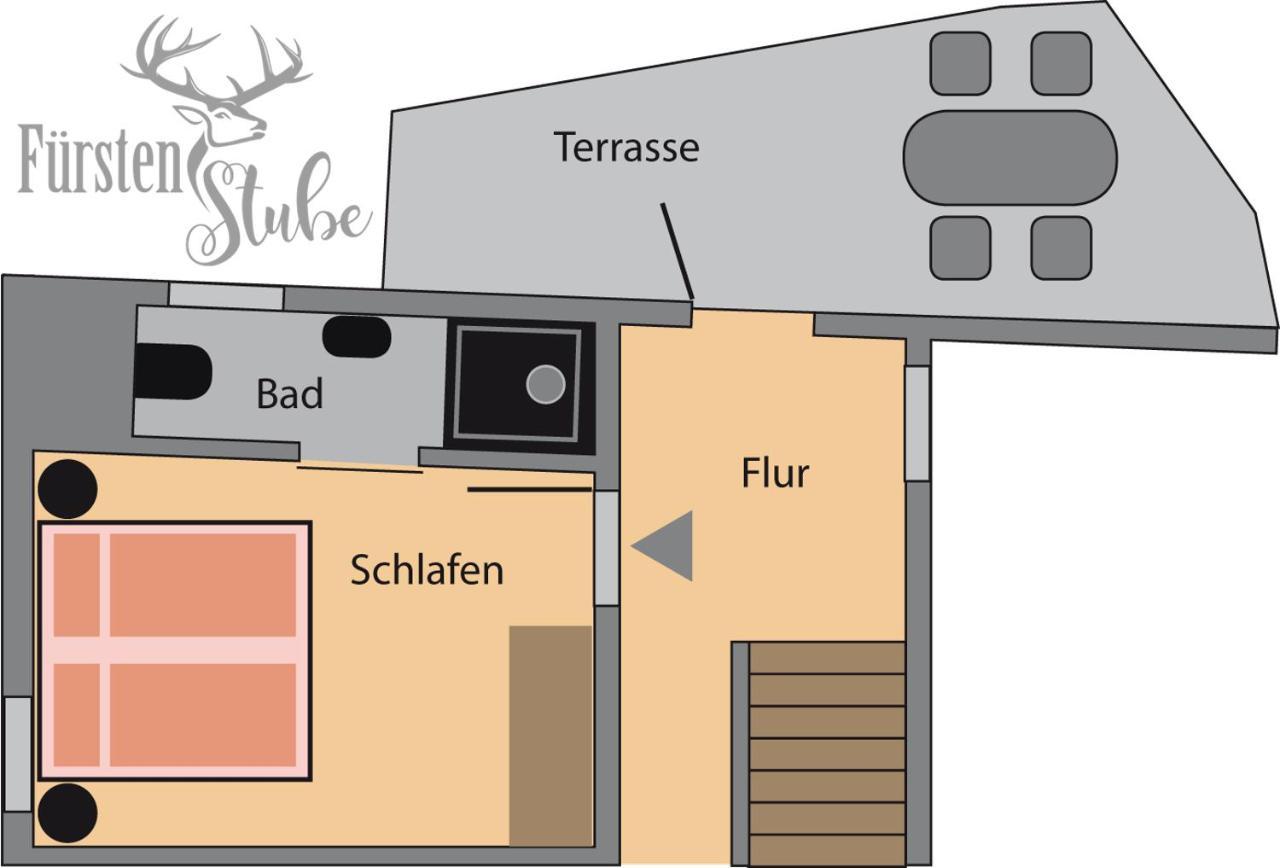 Fuerstenstube Hirschhorn Esterno foto